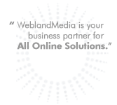 WeblandMedia is your business partner for all online solutions.
